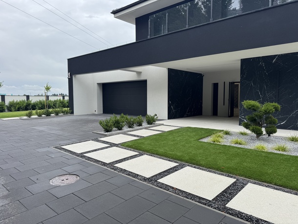 Nowoczesny ogród w stylu glamour